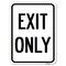 Signmission Parking Lot Sign Exit Only Heavy-Gauge Aluminum Rust Proof Parking Sign, 24" L, 18" H, A-1824-23423 A-1824-23423 - alternate 1